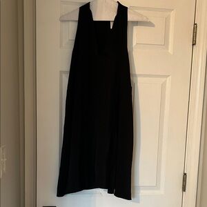 Amanda Uprichard Black Tie Neck Dress